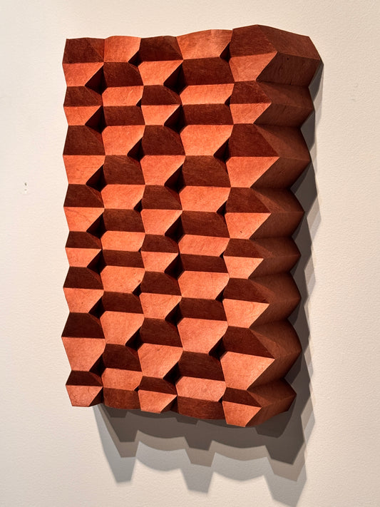 "Read Between the Lines" - Handmade Corrugation Sculpture