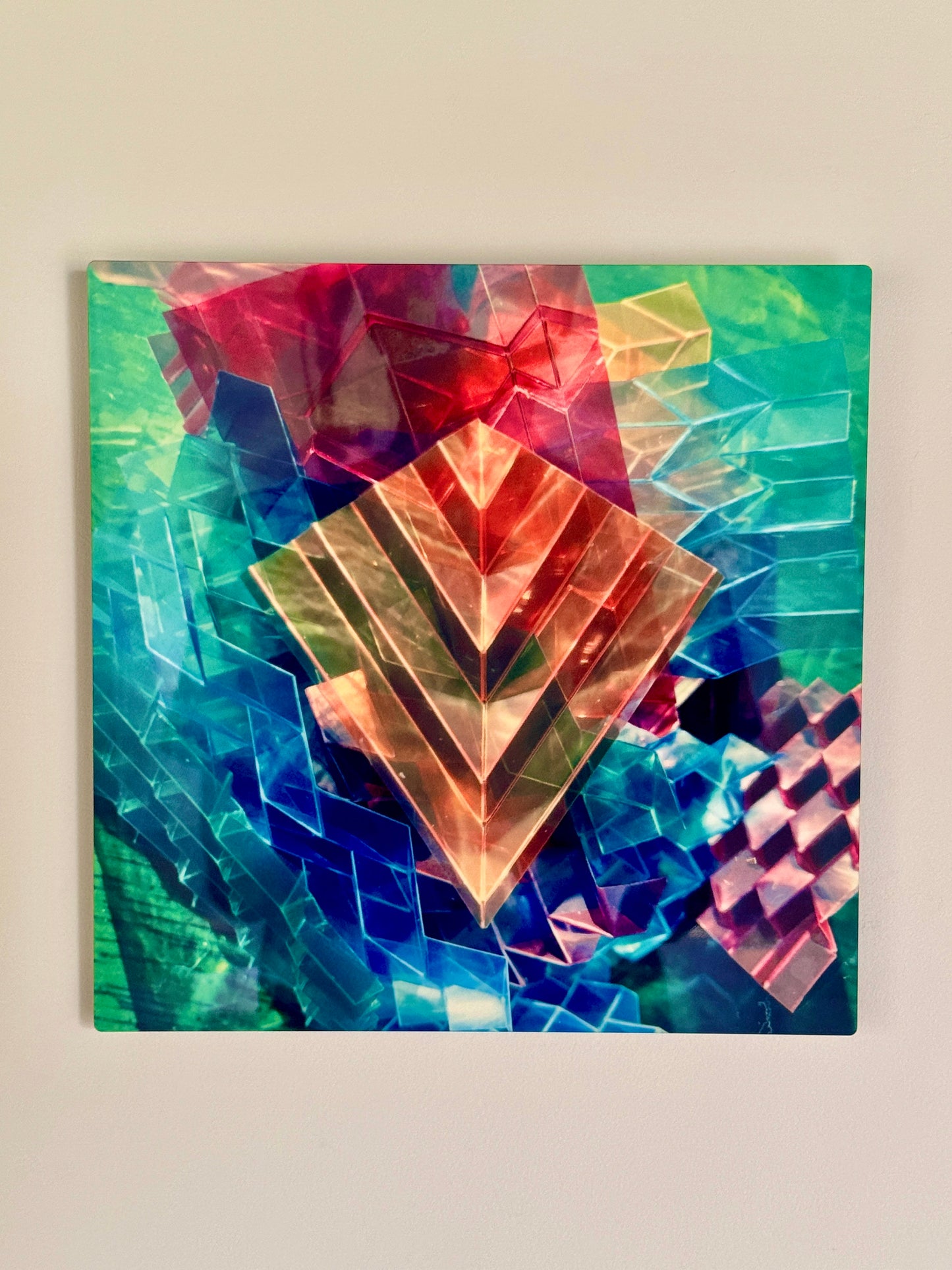 "Chevron" Metal Photo Print