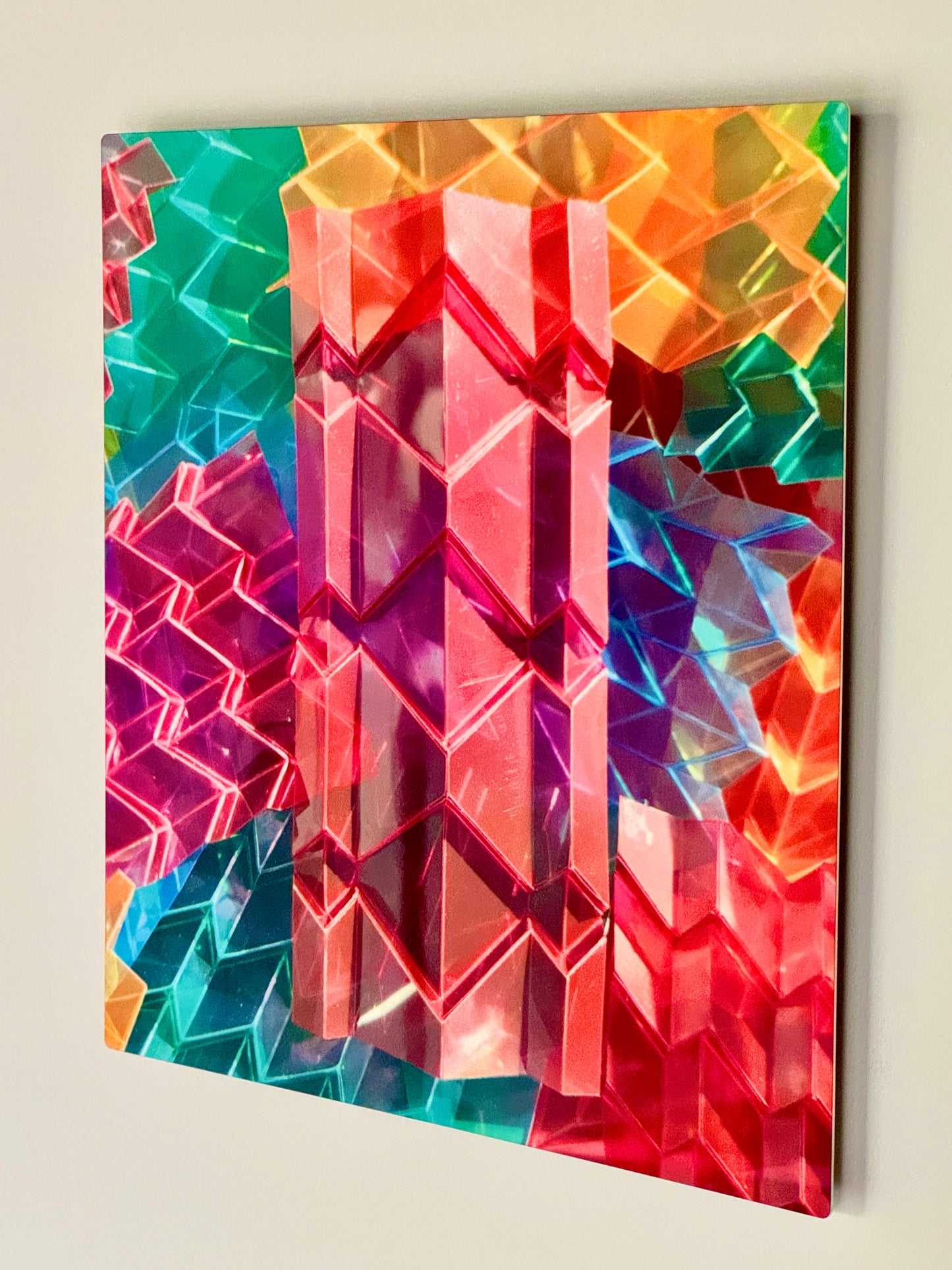 "Red Spine" Metal Photo Print