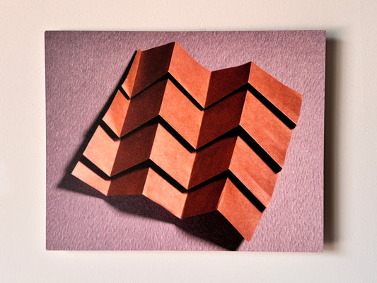 "Corrugation" Metal Photo Print